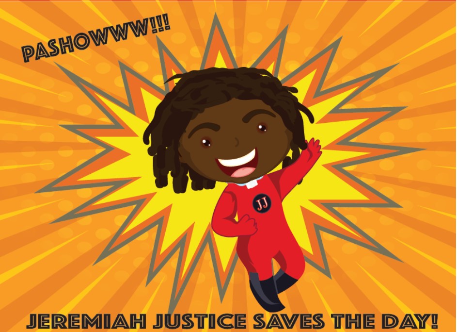 Jeremiah Justice with text